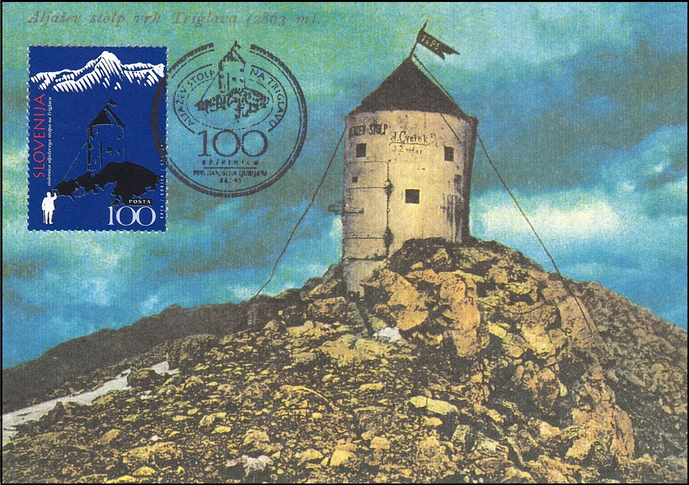 100. OBLETNICA ALJAŽEVEGA STOLPA NA TRIGLAVU PRVI DAN
